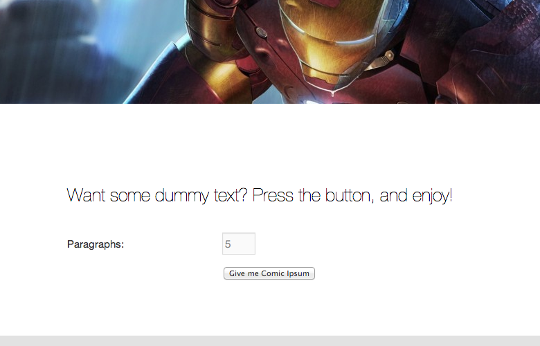 http://comicipsum.com/