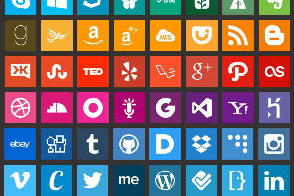 90+ Beautiful Flat Icons of Social Media