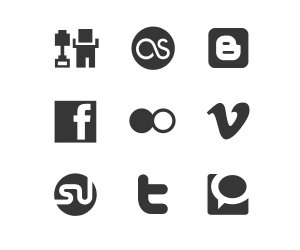 Helveticons - social media icons