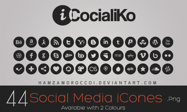 iCocialiKo FREE Social Media iCones