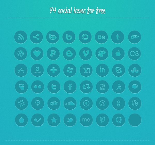 Socialico - Social Media Icons Pack